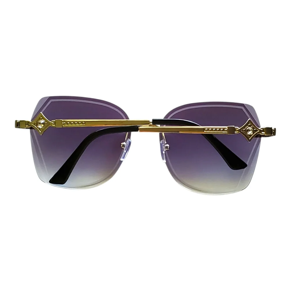 Black and Gold Sunglasses - Gradient Lenses  UV400 Protection